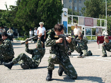 Военизированный лагерь «Дельфин» принимал нижегородских школьников